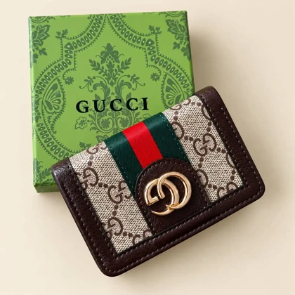 کیف کارت زنانه طرح گوچی (GUCCI)