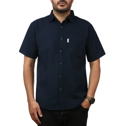 پیراهن آستین کوتاه بیسکوییتی سیزر مدل 15111791