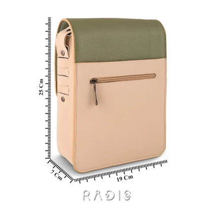 کیف دوشی چرم رادیس مدل Mahan کد 010-M.MC