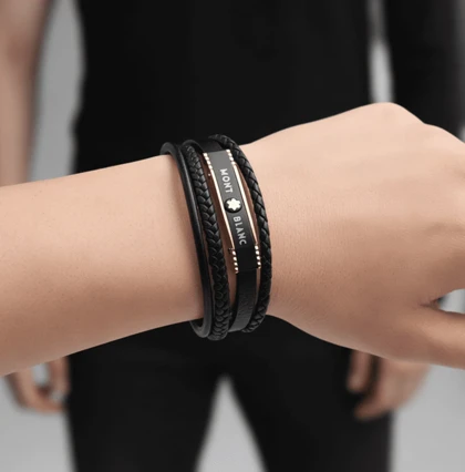 دستبند اسپرت مدل دولاین MONTBLANC