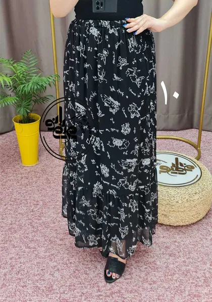 دامن حریر طرحدار
