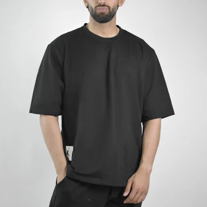 ست تیشرت و شلوارک اسپرت جردن مدل HS-4C0478 مشکی