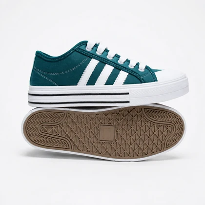 کفش کتانی ونس سه خط سبز کد 295599