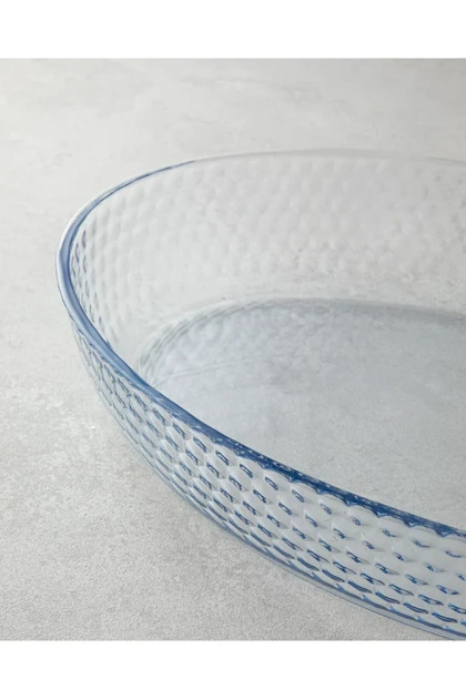 ظرف فر شیشه‌ای بیضی 2 عددی English Home مدل Bake&Serve - بوردو