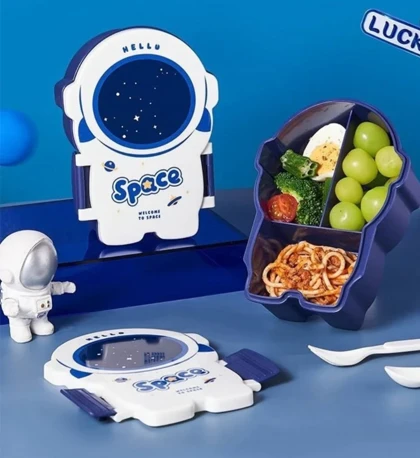 ظرف غذای فضانورد- قاشق چنگال دار