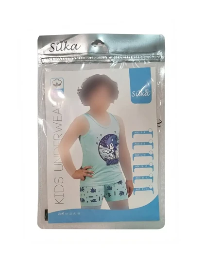 ست زیر پوش رکابی پادار پسرانه fast سیلکا