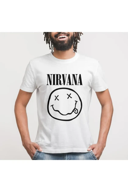 تیشرت نیروا طرح آدمک nirvana کد 254910