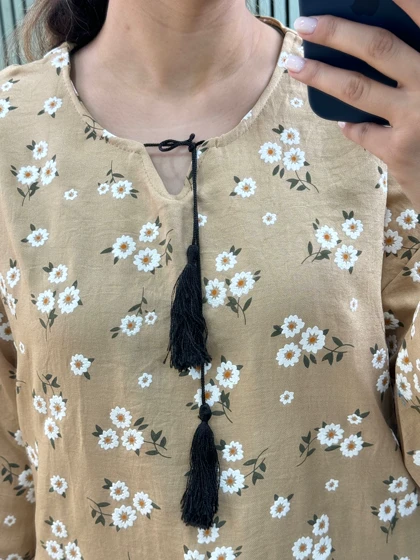 شومیز مانتویی بابونه