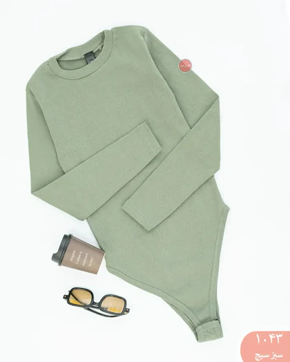 بادی یقه گردآستین بلند 1043