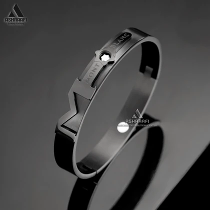 دستبند مون بلان مشکی Montblanc Bracelet K1