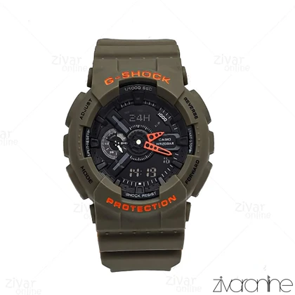 ساعت جی شاک GA110GB مردانه سبز نارنجی 105839