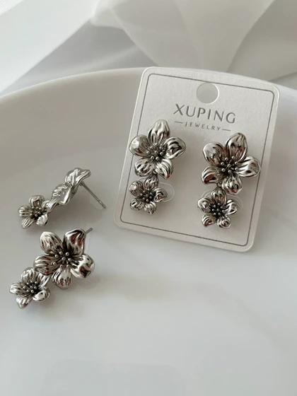 گوشواره فلاور میخی ژوپینگ