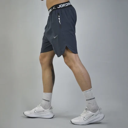 شلوارک ورزشی مردانه جردن مدل DS-Nike-3P1752 طوسی تیره