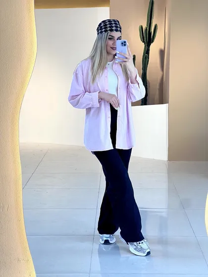 شومیز صورتی