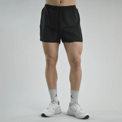 شلوارک کشاله دار ورزشی مردانه مدل 4K1093 مشکی