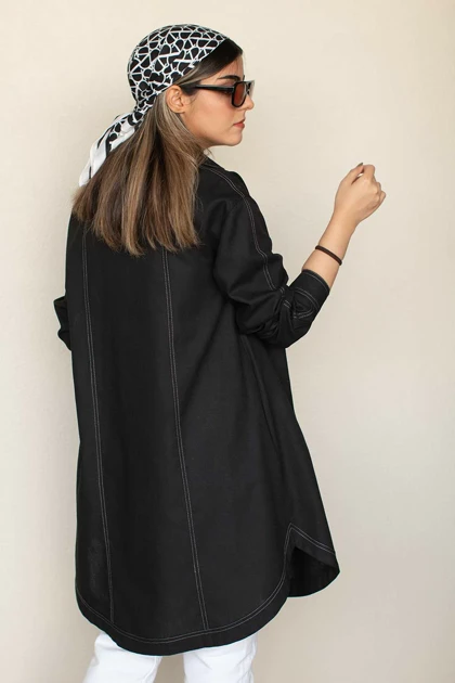 مانتو لینن غزال کد 207