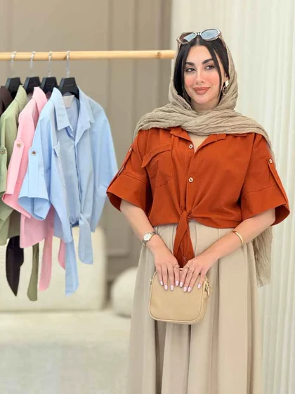 شومیز گره‌ای نورسا