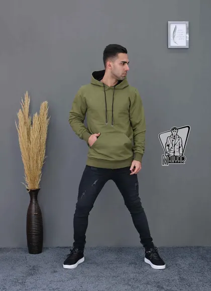 هودی کلاهدار ساده ZARA