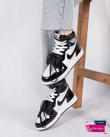 کتانی زنونه جردن ساق‌دار پاندا ورنی NIKE