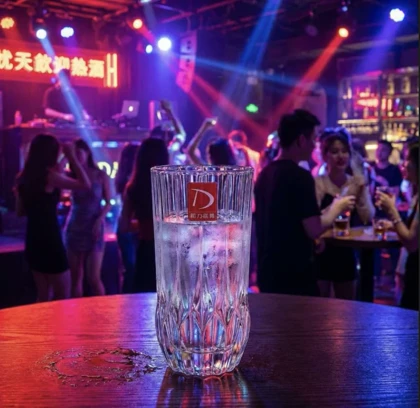 لیوان بلند طرح دار 350 میل DELI