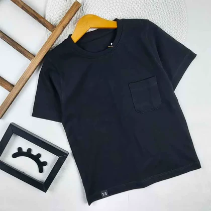 تیشرت مشکی پسرانه TS