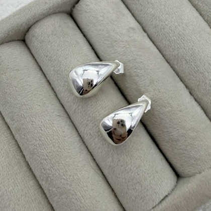 گوشواره مدل اشک در دو رنگ