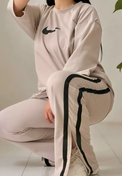 ست لباس دخترانه و زنانه نایک بغل چاک‌دار