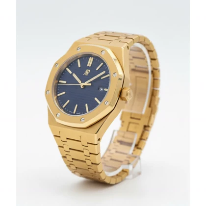 ساعت اودمار پیگهAP رزگلد صفحه سرمه ای