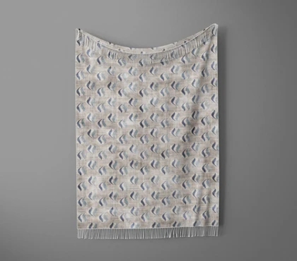 شال مبل ریش دار sofa shawl 121