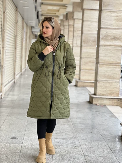 کاپشن بلند کمر گت ( دارای ایراد جزیی)