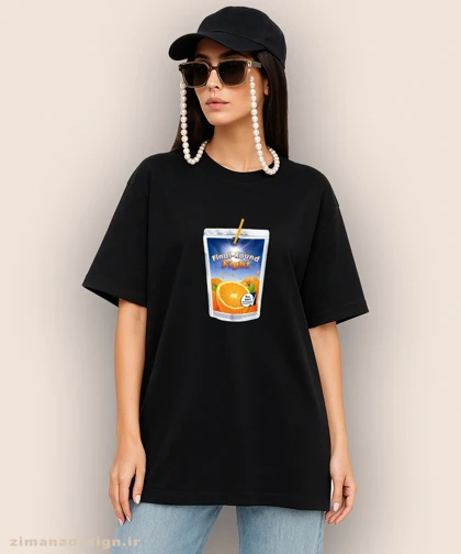 تیشرت لش مردانه و زنانه نوستالژی طرح ساندیس