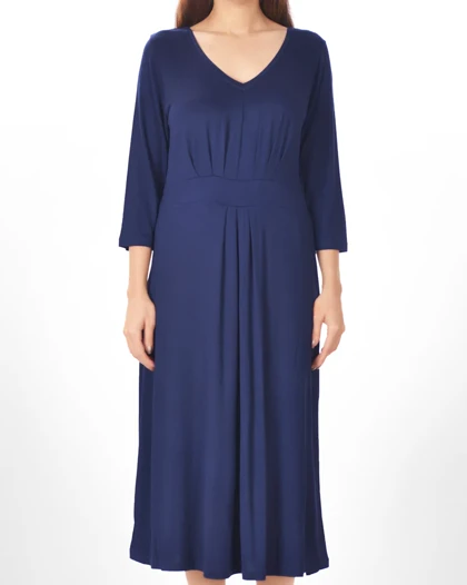 پیراهن آستین سه ربع مهشید زنانه