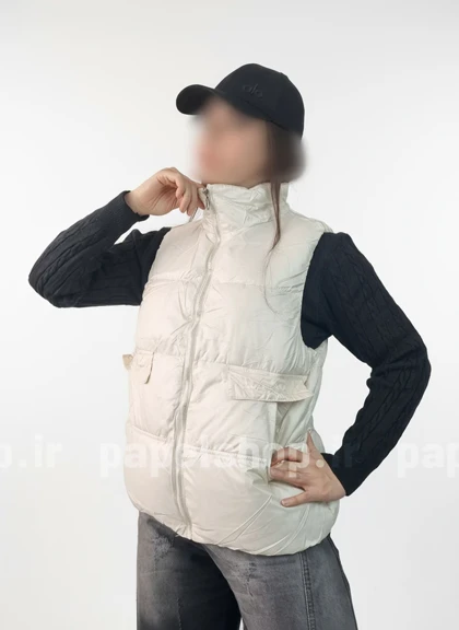 پافر زنانه ورنی پایین کش