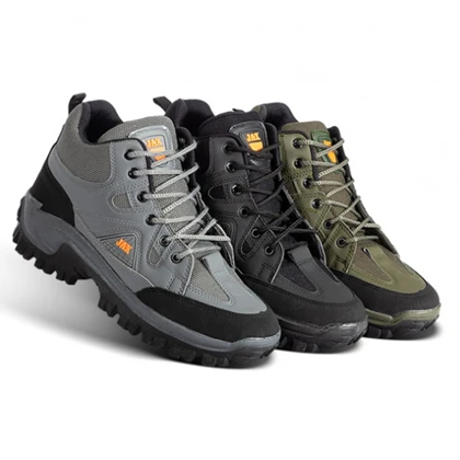 کفش ساق‌دار مردانه مشکی مدل JAX