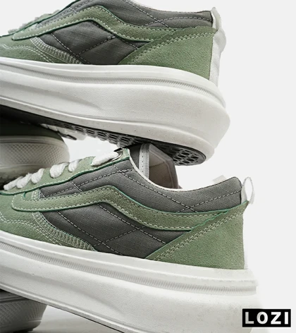کفش اسنیکرزمردانه سبز طوسی ونس VANS