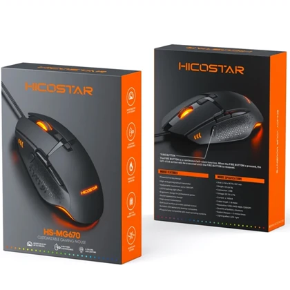 موس گیمینگ سیمی هایکو استار Hicostar HS-MG670