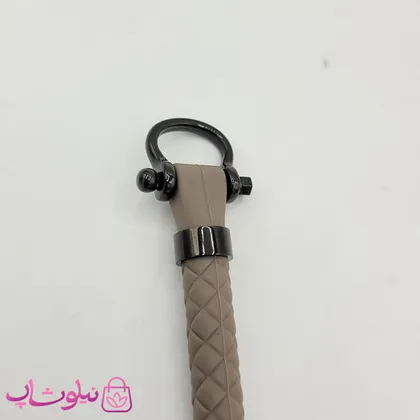 دستبند امگا رابر طوسی با قفل مشکی کیفیت مستر