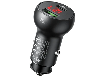 شارژر فندکی خودرو فست‌شارژ ماشین تایپ سی 45 وات مک دودو CC-7030