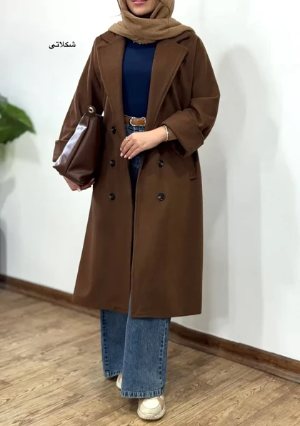 پالتو فوتر بلند آستردار آیسو دلبر 1