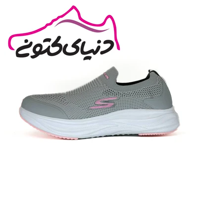 کتانی اسکیچرز Dlux بدون بند طوسی اورجینال