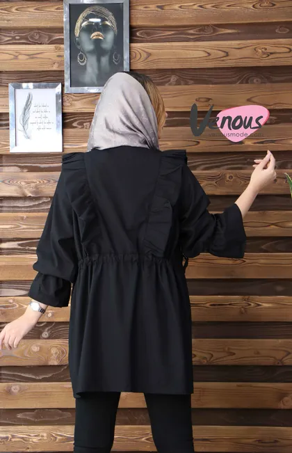 مانتو عروسکی یقه چین