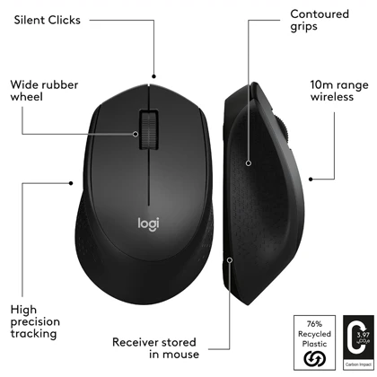 ماوس بی سیم لاجیتک Logitech مدل M330 کم صدا