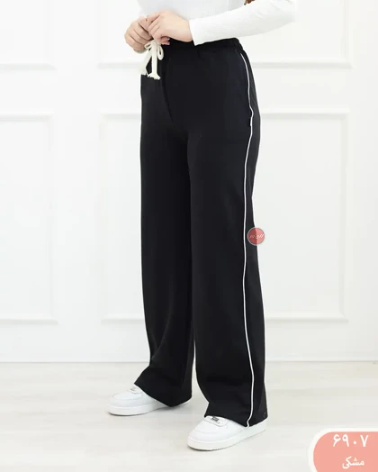 شلوار نیم بگ مغزی دوزی 6907