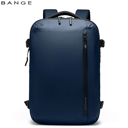 کوله پشتی لپ تاپ 15.6 اینچ مسافرتی ضد آب بنج BANGE BG-7876-1 طرح چمدان با دریچه وکیوم