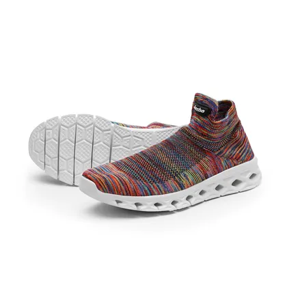 کتانی راحتی قطره جزبا مولتی کالر - Jazba Qatra Sockün Frost Berry