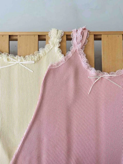 تاپ بندی میله ای گیپوری توری زنانه