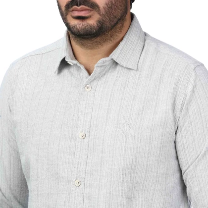 پیراهن آستین بلند راه راه مردانه مدل 6102069