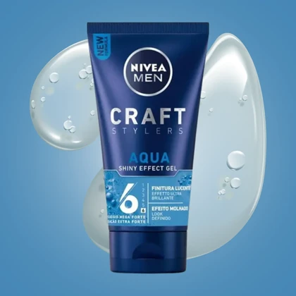 ژل حالت دهنده مو نیوآ مدل Aqua Shiny Effect شماره 6 حجم 150ml