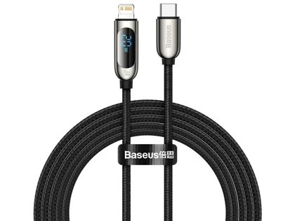 کابل شارژ لایتنینگ به تایپ سی 20 وات بیسوس Baseus Display Fast Charging Data Cable 2m CATLSK-A01