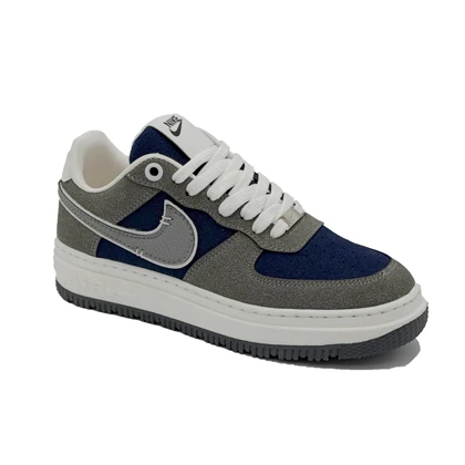 کتانی اسپرت مردانه مدل نایک ایرفورس Nike رنگ طوسی سرمه‌ای 51214